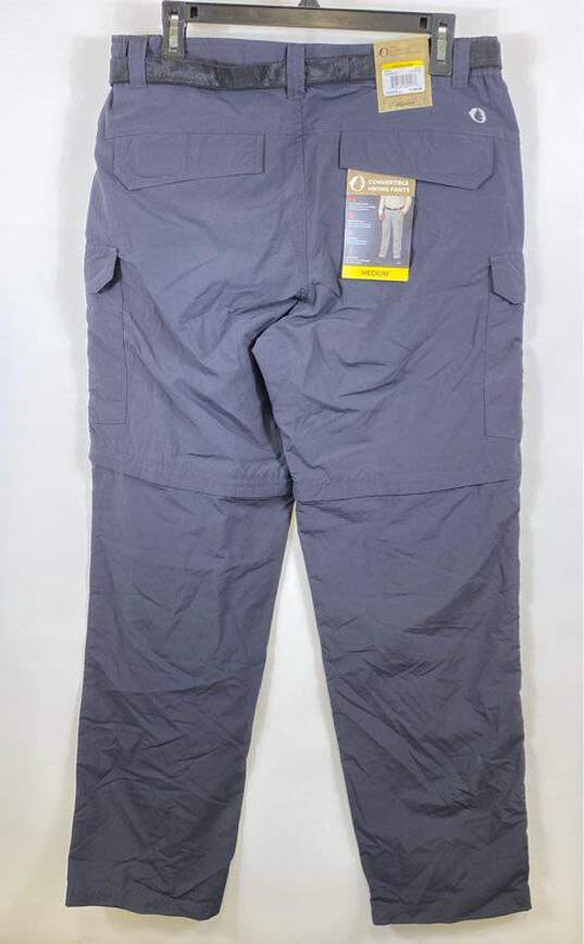 NWT American Outdoorsman Mens Blue Convertible Hiking Cargo Pants Size M image number 2