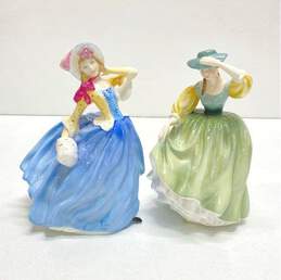Royal Doulton Vintage Porcelain Figurines Autumn Breeze/Buttercup 7.5 in Tall