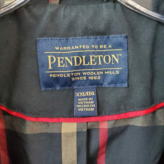 Vintage Pendleton Black Trench Coat size XXL image number 3