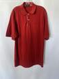 Authentic Burberry London Mens Red Polo Shirt Size XL image number 1