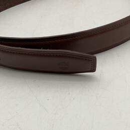 Timberland Mens Brown Leather Adjustable Buckle Dress Belt Size 35/90 alternative image