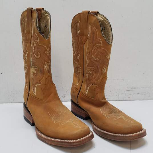 Unbranded Women's Cowboy Boots Brown Size 6.5 image number 3