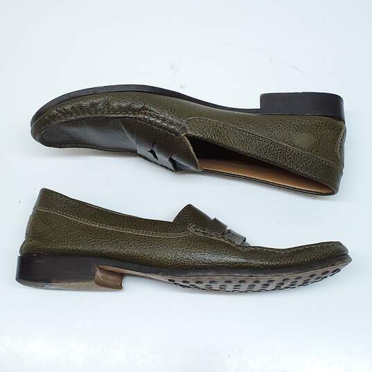 Tod's Green Slip-on Loafers Size 9.5 image number 2