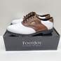 Foot Joy Superlites Brown/White Leather Golf Shoes Men's Size 10, Used image number 4