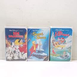 Bundle of 3 Disney Black Diamond Classic VHS Movies