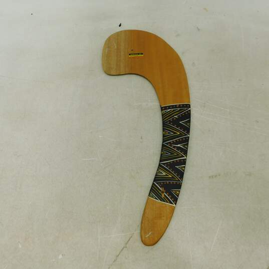 Australian Aboriginal Boomerang Lot of 3 Art Souvenir Hand Painted image number 6