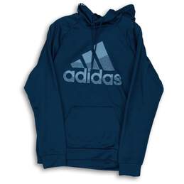 Men's Adidas Dark Blue Pullover Hoodie Size M