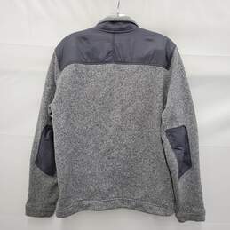 The North Face MN's Heather Gray Fleece Full Zip Jacket Size MM alternative image