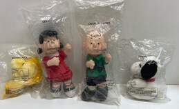 Vintage McDonalds United Feature Syndicate 1963 Peanuts Plush Dolls Bundle of 4