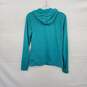 The North Face Turquoise Full Zip Hoodie WM Size M image number 2