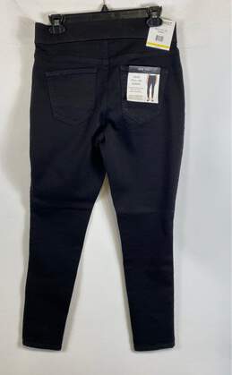 NWT Nine West Womens Black Dark Wash Heidi Pull On Crop Skinny Jeans Size 8 alternative image