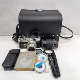 Vintage Argus C-44 Film Camera In Case w/ Accessories