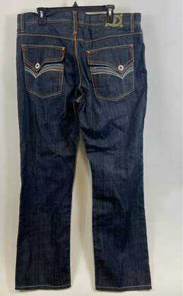 NWT Five Four Mens Blue Cotton Denim Medium Wash High Rise Straight Jeans Sz 38 alternative image