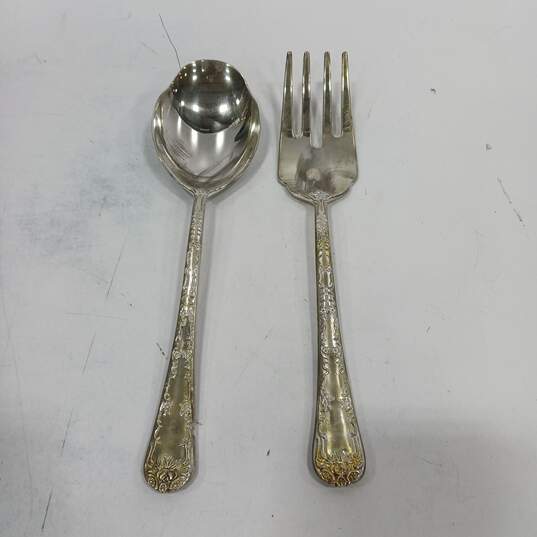Wm. Rogers & Son Silverplate Baby Spoon & Fork