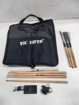 Vic Firth Assorted Drumsticks w/ Drumstick Bushes & Case Bundle