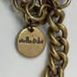 Designer Stella & Dot Gold Zora Crystal Lobster Clasp Statement Necklace image number 4