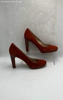 Franco Sarto Womens Red Heels Shoes Size 7.5 alternative image