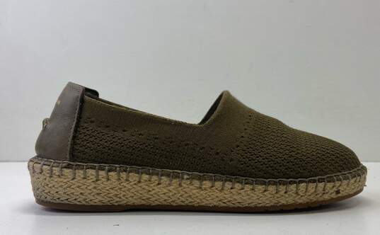 Cole Haan Reilly Olive Green Espadrille Knit Loafers Shoes Women's Size image number 1