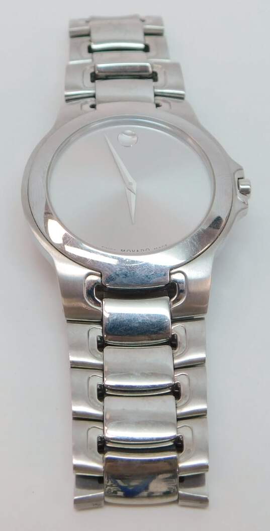 Movado Swiss Quartz 7 Jewel Sapphire Crystal Men's Watch 99.2g image number 4