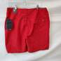Hurley Men's Red Below The Knee Swim Shorts Size 34 / 21" Length NWT image number 3