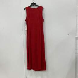 NWT Liz Claiborne Womens Red Cabaret Sleeveless Round Neck Shift Dress Size XL alternative image