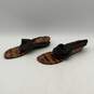 Donald J Pliner Womens Brown Cork Open Toe Wedge Slingback Sandals Size 9.5 image number 3