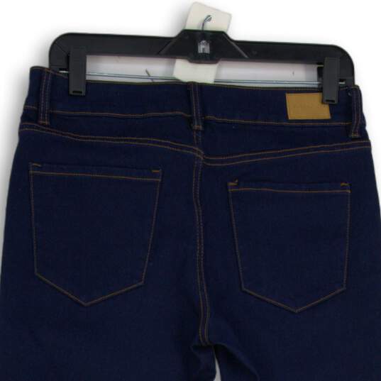 Tahari Womens Blue Denim 5-Pocket Design Straight Leg Jeans Size 8/29 image number 4