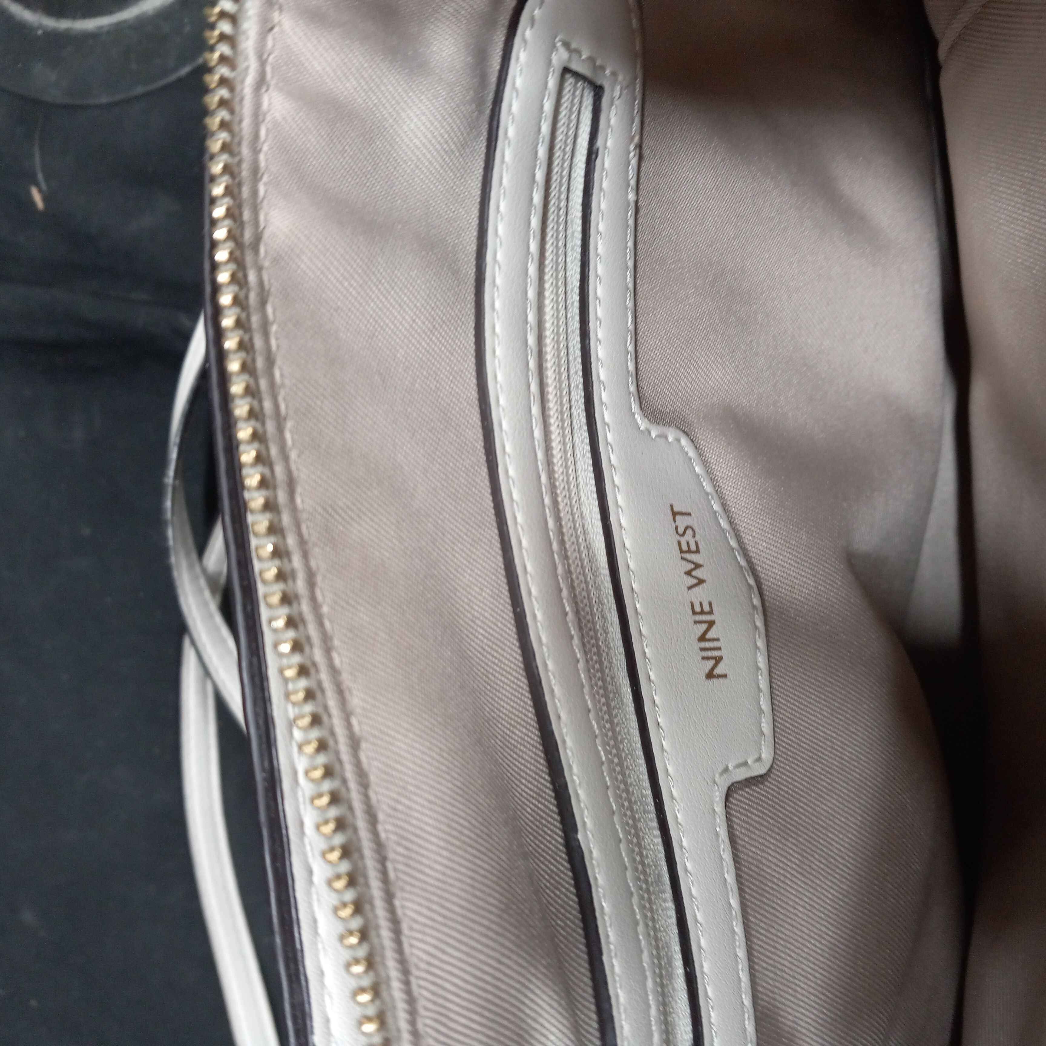 Nine West Black Leather Purse Shoulder Handbag pack 16x10