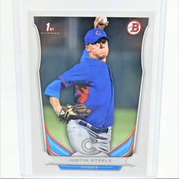 2014 Justin Steele Bowman Pre-Rookie Chicago Cubs alternative image