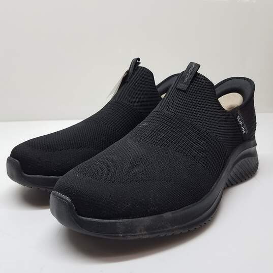 Skechers Slip Ins Men's Size 13 Triple Black Sneakers Wide Fit Ultra Flex 3.0 image number 1
