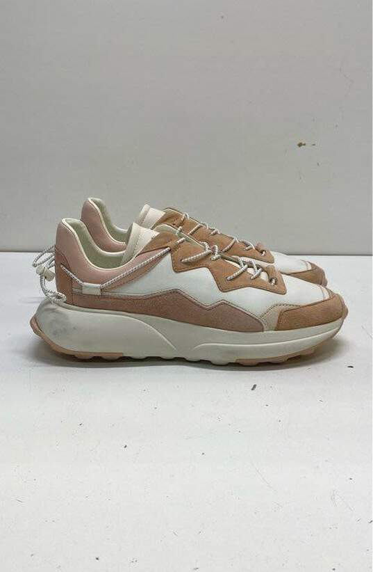 Stuart Weitzman White/Pink Casual Chunky Sneakers Women's Size 9B image number 1