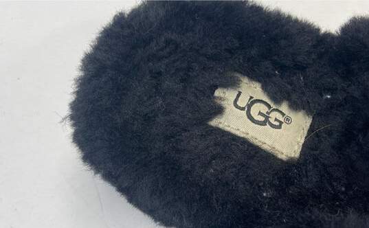 UGG Fluff Yeah Black Slip-On Slippers Women's Size 7 image number 7