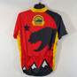 Primal Men Red Yellow Cycling Jersey M NWT image number 3