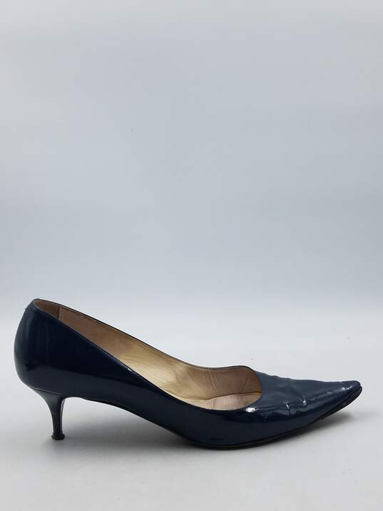 Authentic Jimmy Choo Navy Patent Pump W 11 image number 1