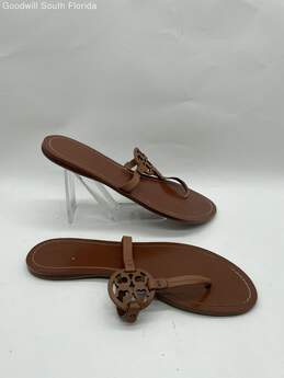 Tory Burch Womens Brown Sandals Size 9 alternative image