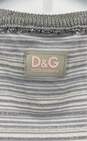 Dolce & Gabbana Silver T-shirt Blouse - Size Medium image number 3