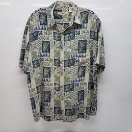 Summa 100% Silk Hawaiian Shirt - Large