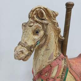 Vintage Resin Horse Statue Carousel Statue alternative image