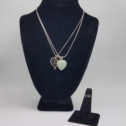 Danecraft Sterling Silver Gemstone Assorted Jewelry Bundle 3pcs 14.7g
