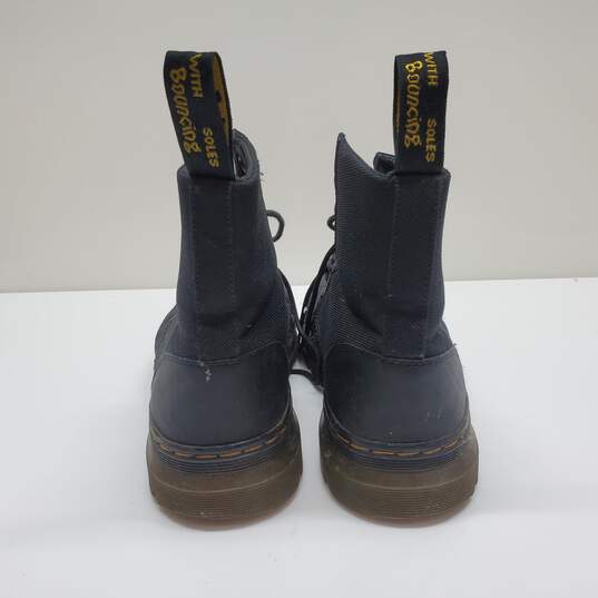 Dr Martens Boots M12 US Black Combs Canvas Combat AirWair AW004 Sz 9M/10L image number 4