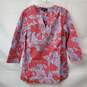 Reyn Spooner Aloha Biscus Tunic Hawaiian Floral Shirt Adult Size S image number 1