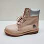 Timberland Premium 6-inch Waterproof Boots Pink Full Grain Sz 6 image number 3