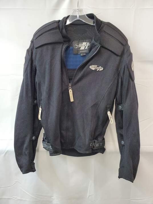 Joe Rocket Ballistic Series Black Padded Motorcycle Jacket Adult Size L image number 1