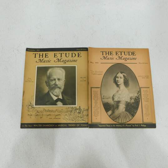 VTG The Etude Music Magazine Lot of 5 1936-1938 Edvid Grieg Stephan West image number 5