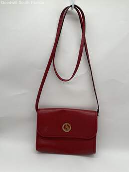 Francois Marot Womens Red Crossbody Purse Made In France
