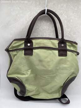 Lancel Paris Womens Green And Brown Hand And Shoulder Bag alternative image