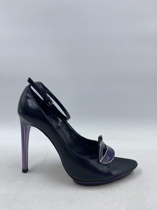 Authentic Yves Saint Laurent Purple Heel W 5.5 image number 1