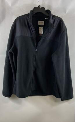 NWT Peloton Mens Black Long Sleeve Mock Neck Full Zip Fleece Jacket Size XXL