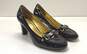 COACH Charley Brown Patent Leather Buckle Pump Heels Shoes Size 8 B image number 1