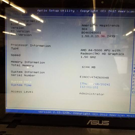 ASUS X550E 15in Laptop AMD A4-5000 CPU 6GB RAM & HDD image number 9